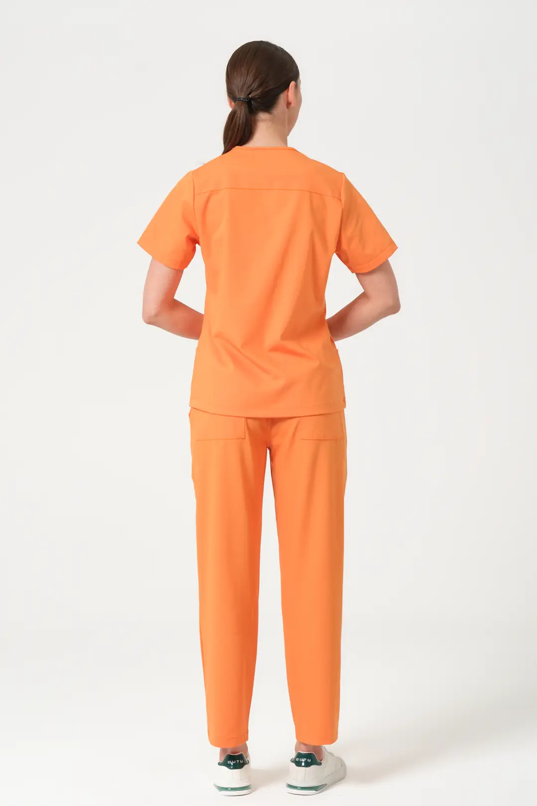 TURUNCU- KLİNİK DESTEK İŞÇİ ALT ÜNİFORMA (ELITE) - 5