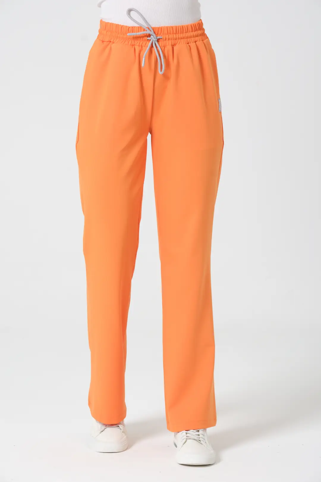 TURUNCU - KLİNİK DESTEK İŞÇİ İSPANYOL PAÇA ALT ÜNİFORMA (ELITE) - 3