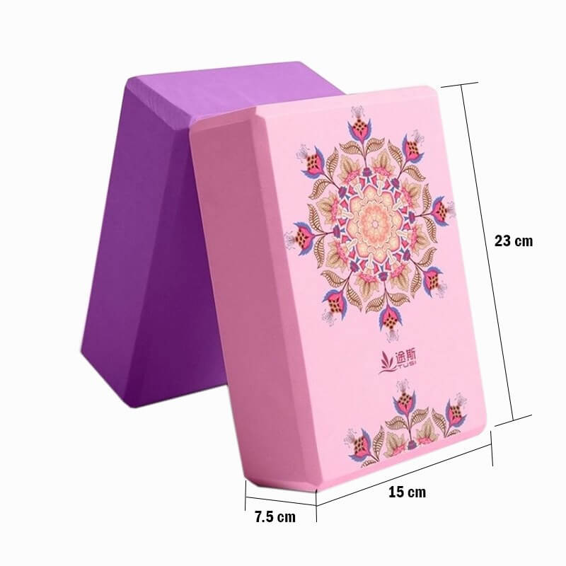 Tusi Yoga Blok Desenli Yeşil - 2