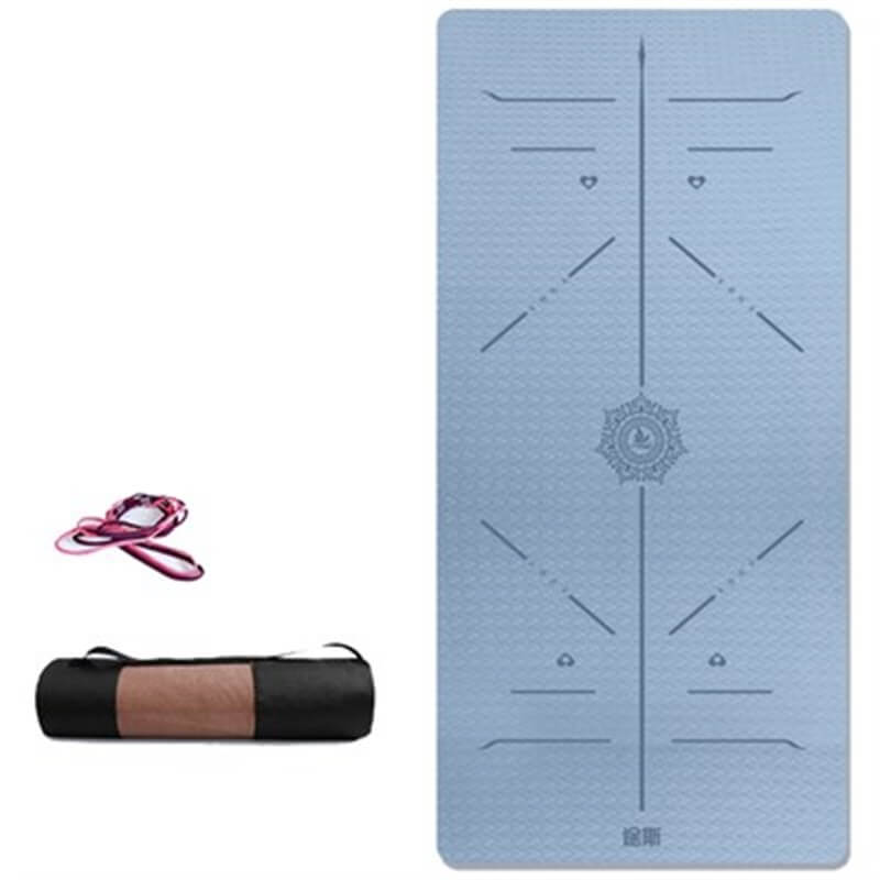 Tusi Yoga Matı ve Pilates Minderi Gök Mavisi Tpe 5mm