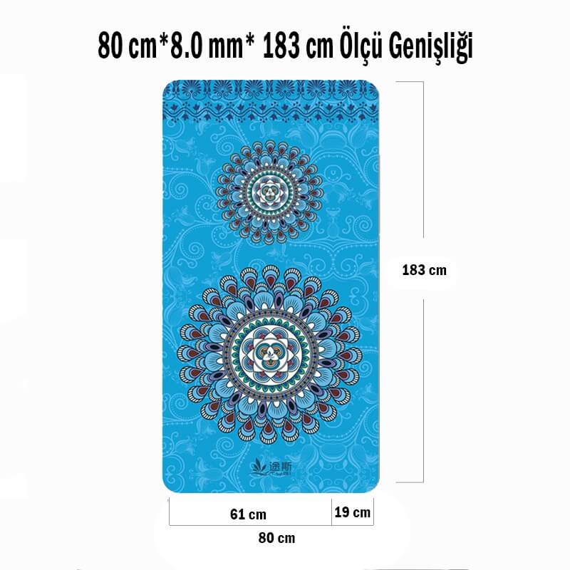Tusi Yoga Matı ve Pilates Minderi Mandala Desen - 2