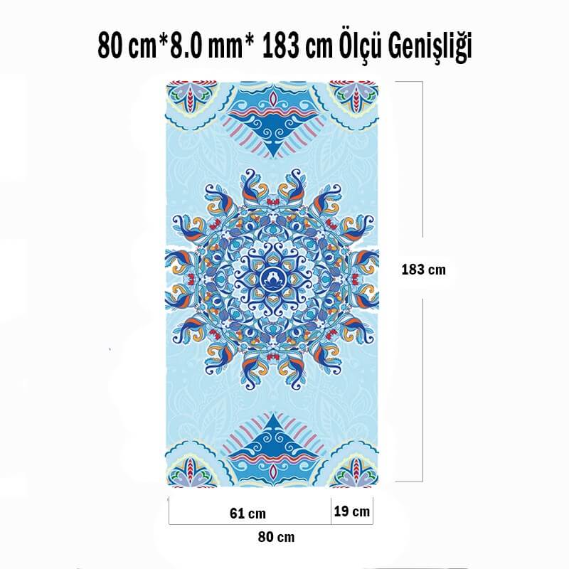Tusi Yoga Matı ve Pilates Minderi Mavi Gezinti - 2
