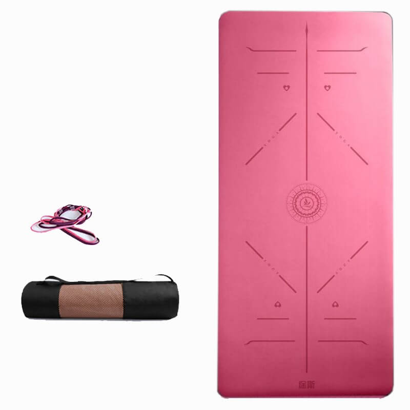 Tusi Yoga Matı ve Pilates Minderi Pembe 5 mm