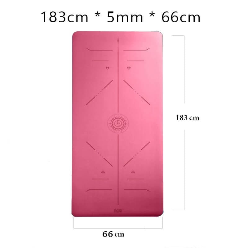 Tusi Yoga Matı ve Pilates Minderi Pembe 5 mm - 2