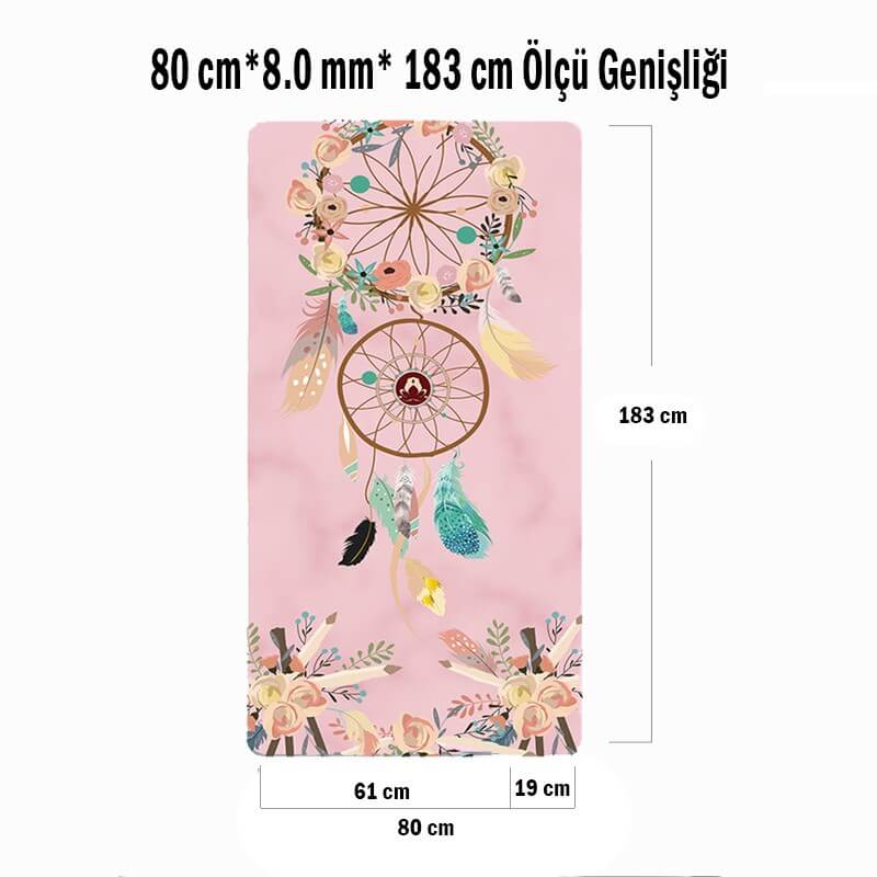 Tusi Yoga Matı ve Pilates Minderi Pembe Düş - 2