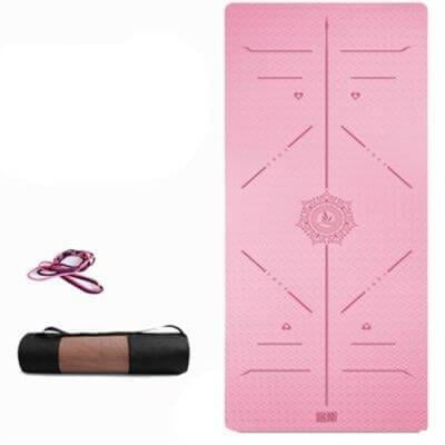 Tusi Yoga Matı ve Pilates Minderi Pembe Tpe 10mm
