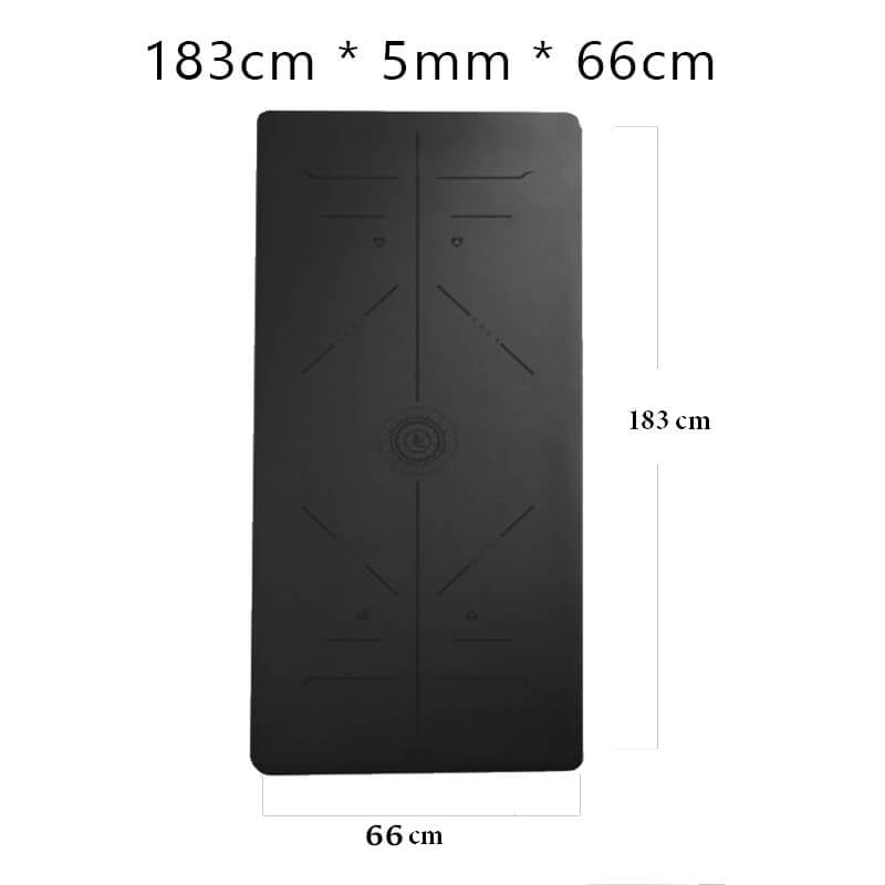 Tusi Yoga Matı ve Pilates Minderi Siyah 5 mm - 2