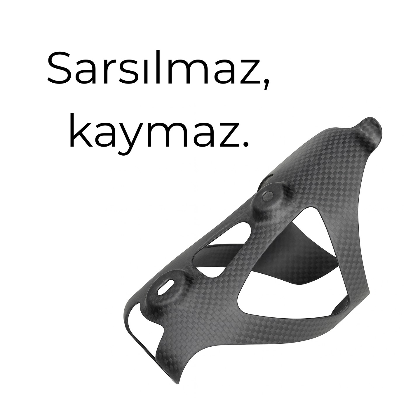 Ultra Hafif Sağlam Tam Karbon Fiber Bisiklet Suluk Matara Düşürmez Tutucu Tutacağı Kafes 26 gr - 2