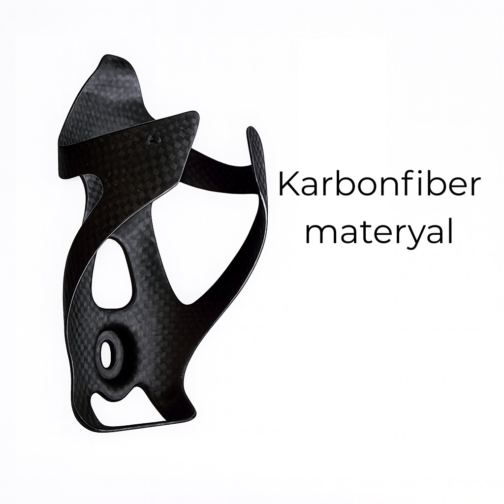 Ultra Hafif Sağlam Tam Karbon Fiber Bisiklet Suluk Matara Düşürmez Tutucu Tutacağı Kafes 26 gr - 3