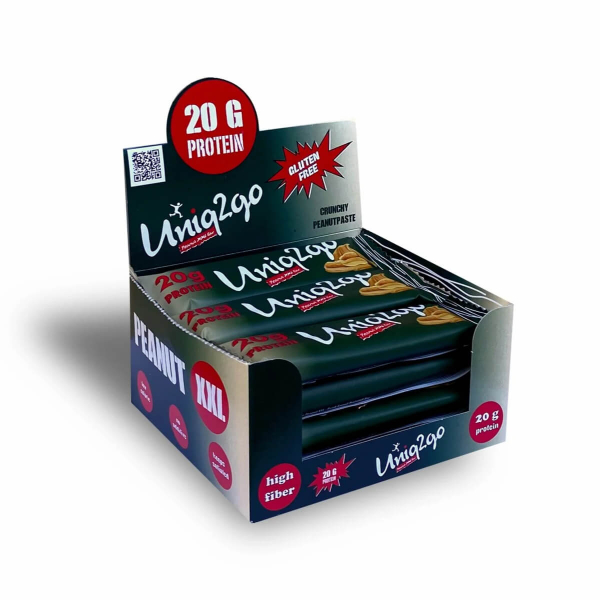 Uniq2go Peanut XXL Protein Bar 67 Gr  12 Adet