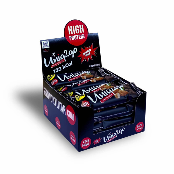 Uniq2go Power Bademli Protein Midi Bar 38 Gr 16 Adet