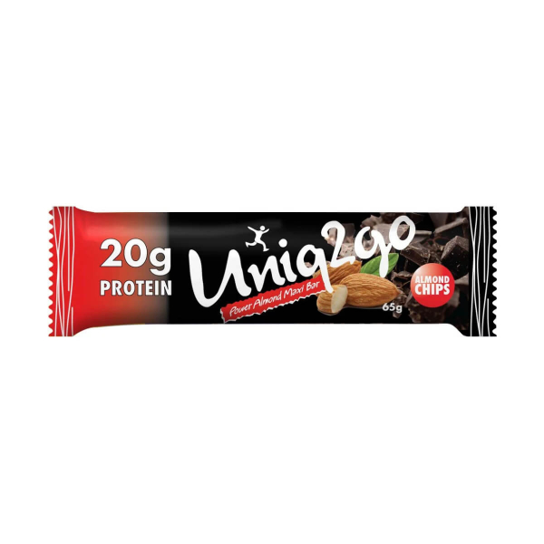 Uniq2go Power Bademli ve Proteinli Maxi Bar 65 Gr  12 Adet - 2
