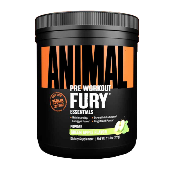 Universal Animal Fury Pre Workout Yeşil Elma 322 gr