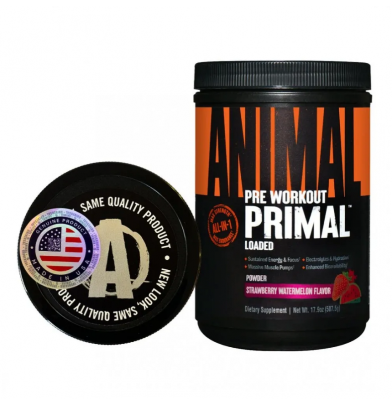 Universal Animal Primal Pre-Workout Karpuz&Çilek 507.5 gram - 2