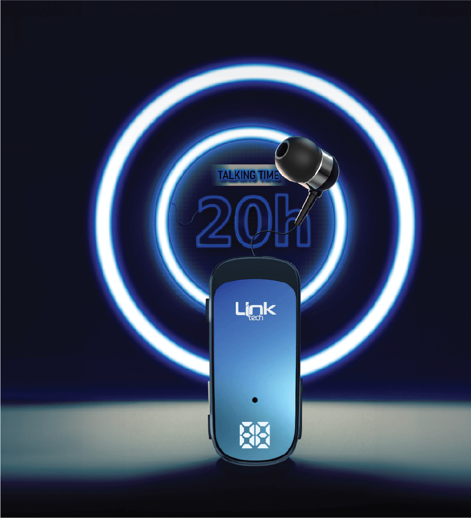 V81 Roller Vibratory Bluetooth Earphone Package - 5