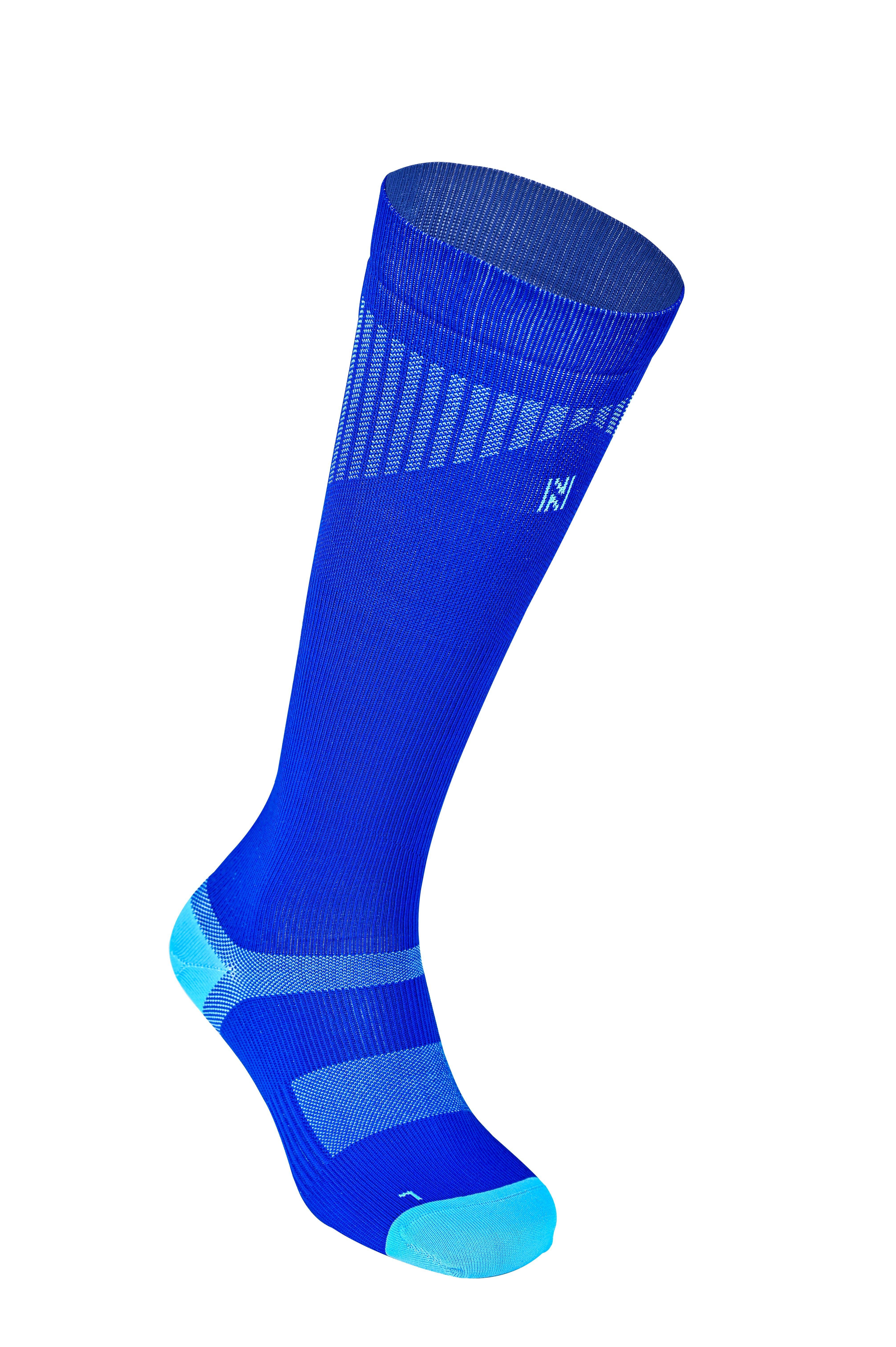 Valencia Light Compression Profesyonel Koşu Çorapları Mavi - 4