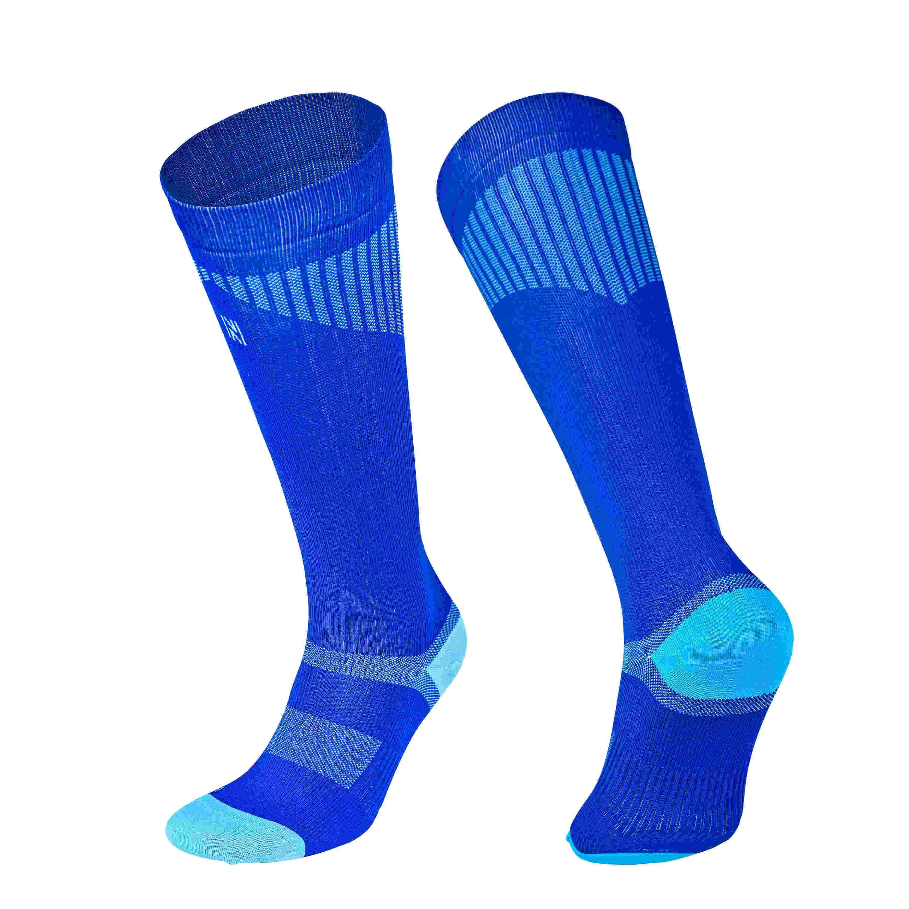 Valencia Light Compression Profesyonel Koşu Çorapları Mavi - 9