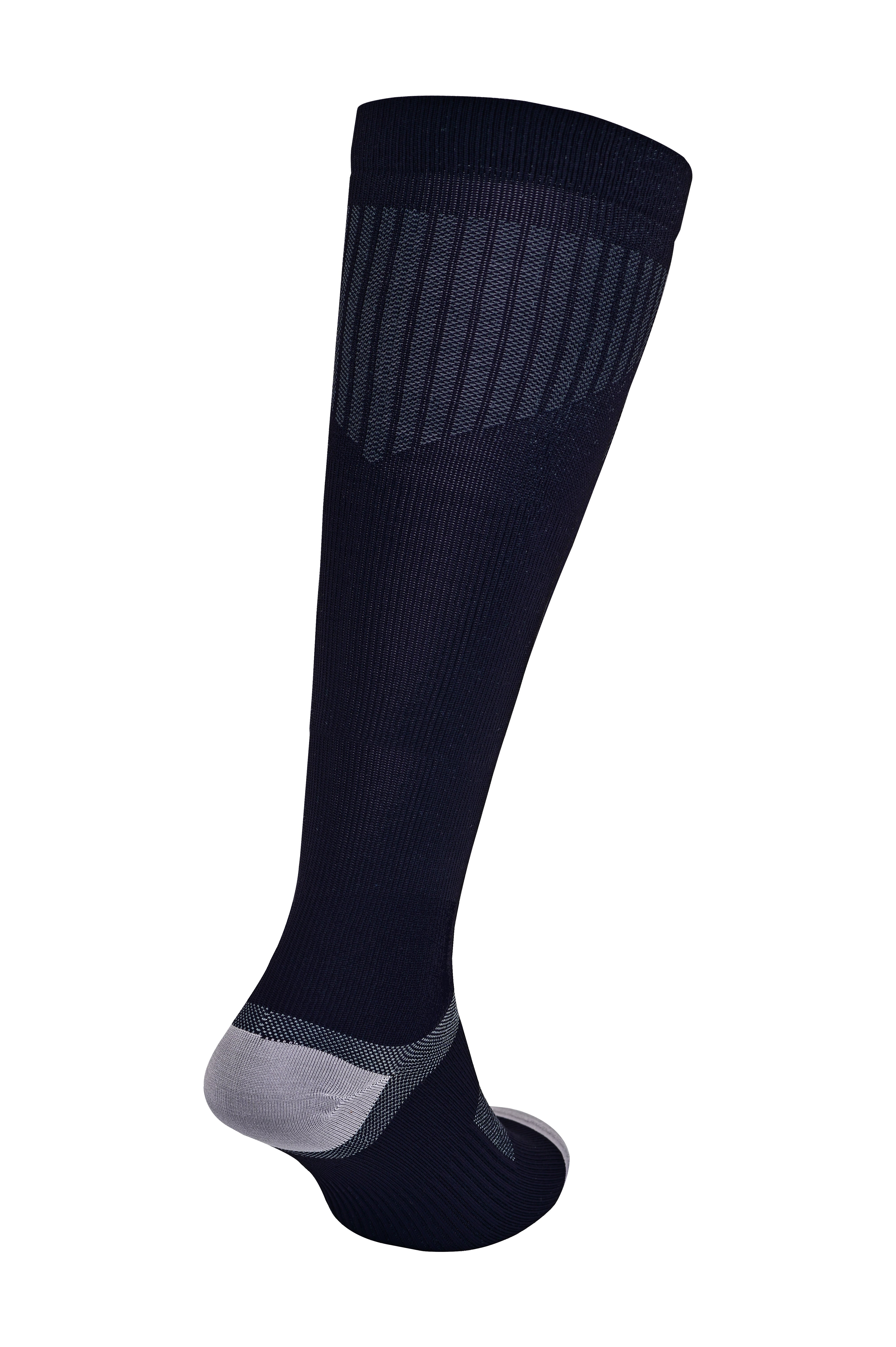 Valencia Light Compression Profesyonel Koşu Çorapları Siyah/Gri - 7