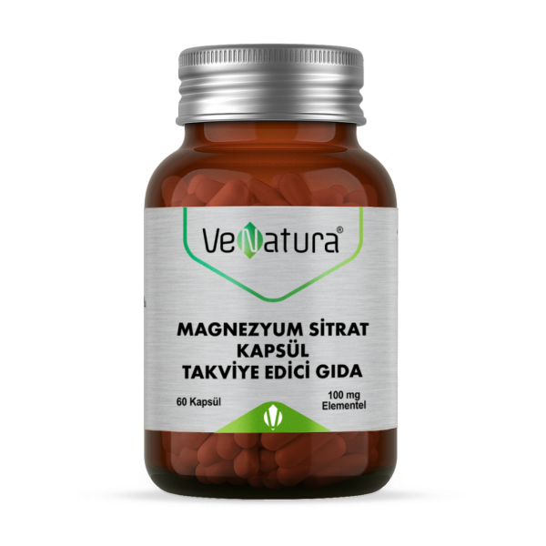 Venatura Magnezyum Sitrat 60 Kapsül
