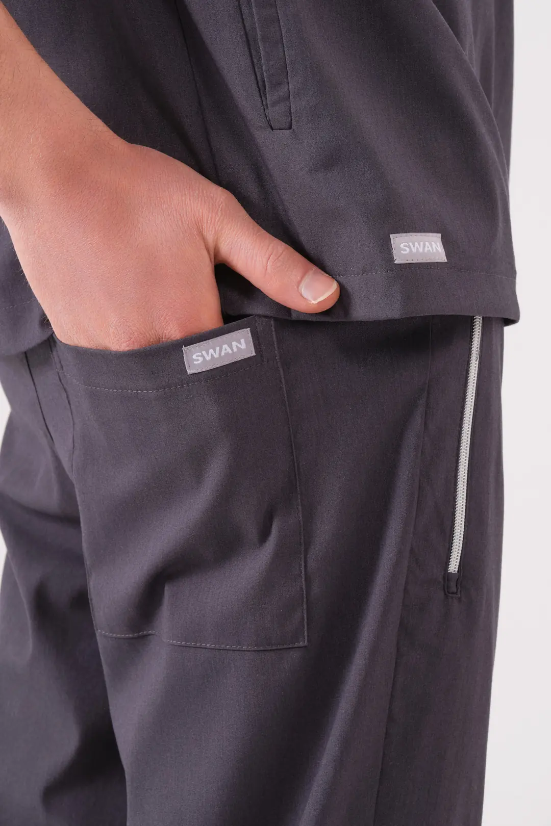 VERONICA - ANTRASİT ERKEK ALT ÜNİFORMA - 3