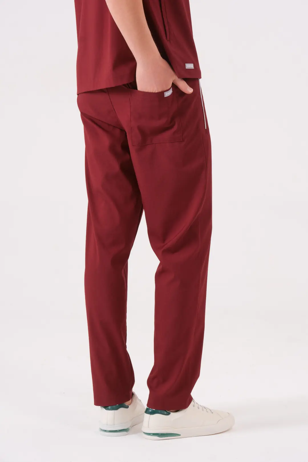 VERONICA - BORDO ERKEK ALT ÜNİFORMA - 3