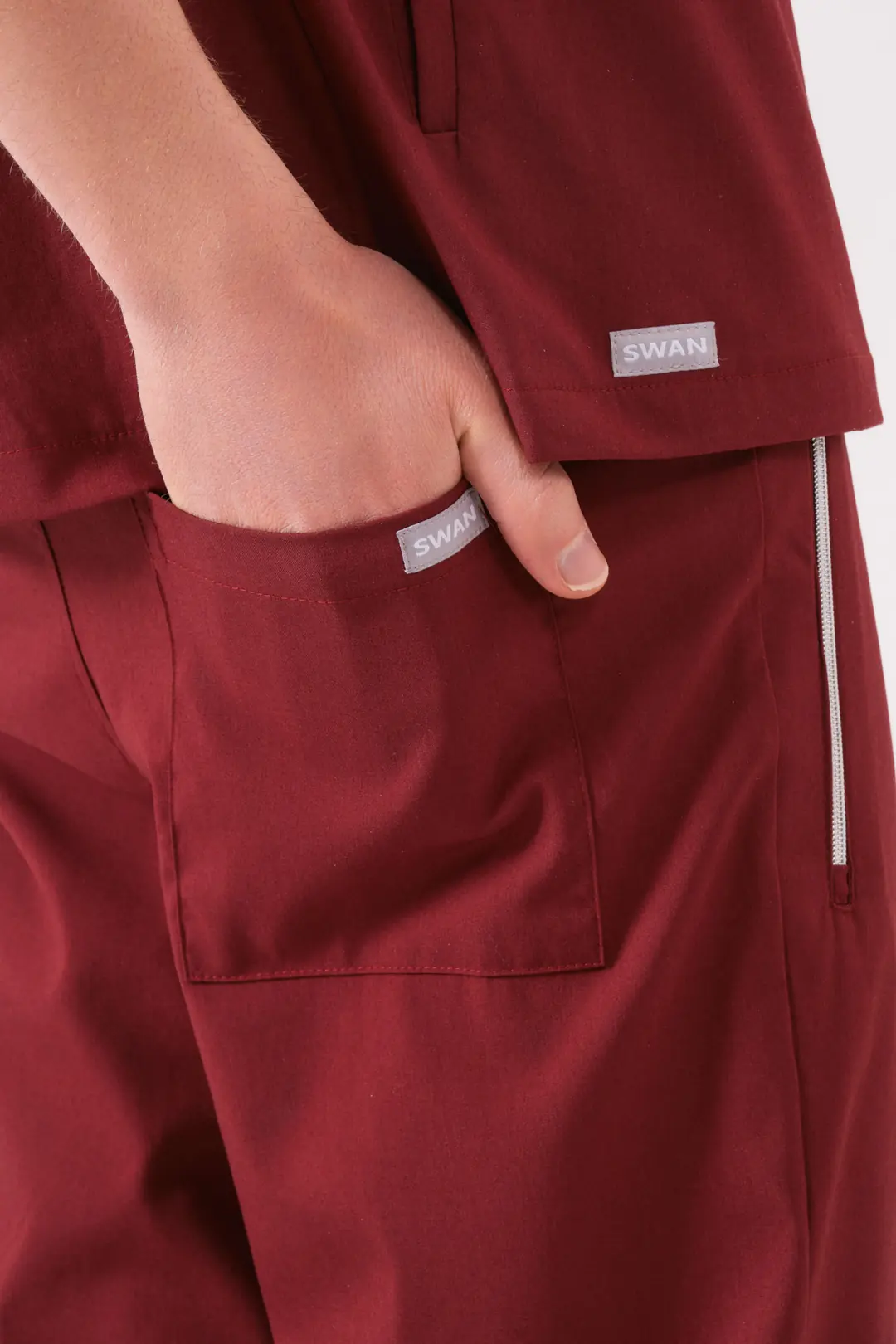 VERONICA - BORDO ERKEK ALT ÜNİFORMA - 4