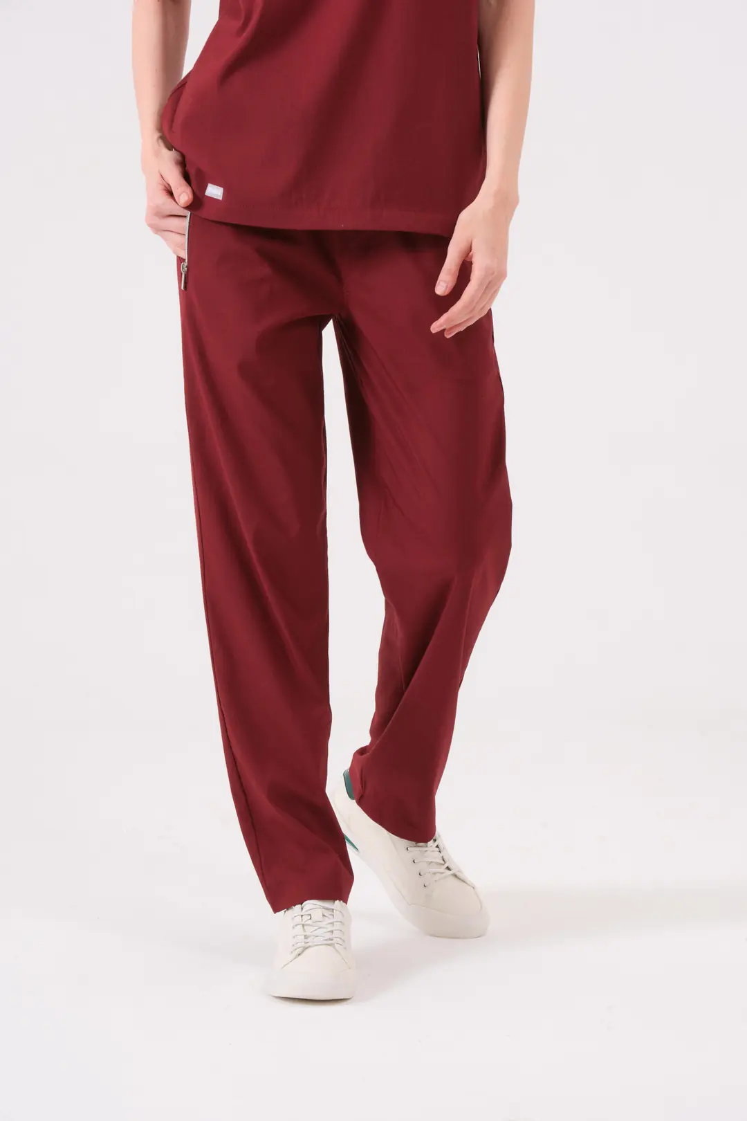 VERONICA - BORDO KADIN ALT ÜNİFORMA