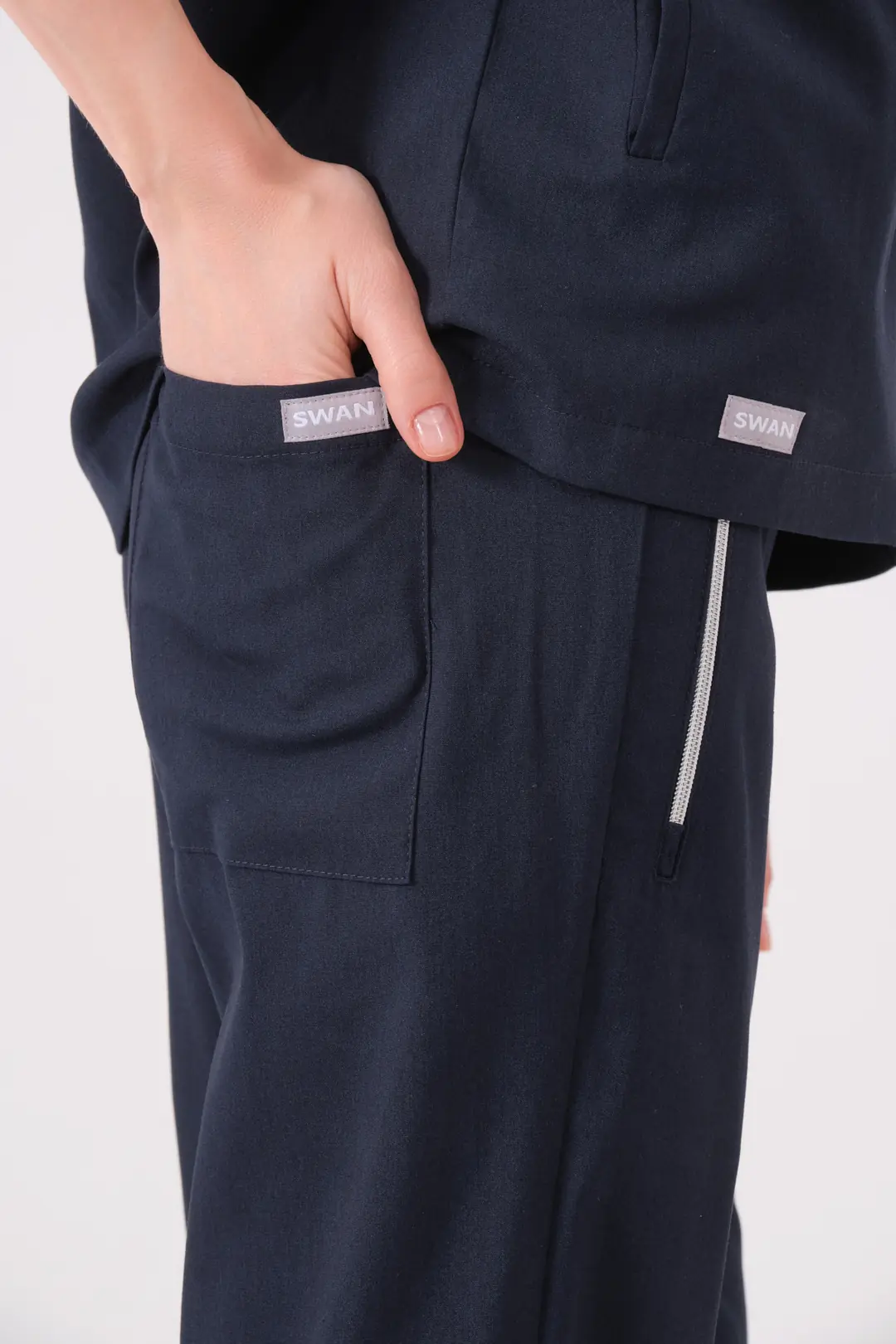 VERONICA - GECE MAVİSİ KADIN ALT ÜNİFORMA - 5