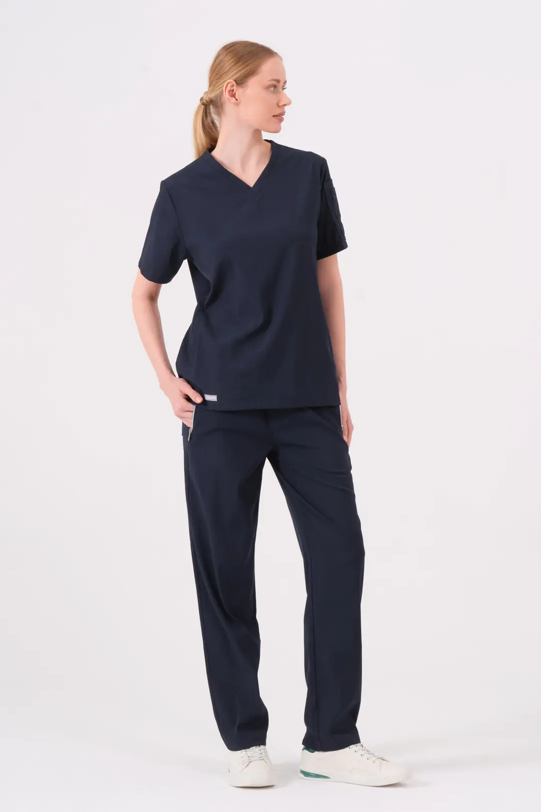 VERONICA - GECE MAVİSİ KADIN ALT ÜNİFORMA - 6