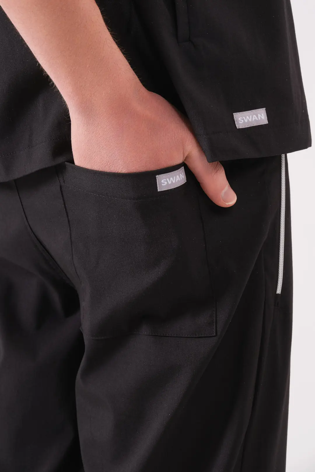 VERONICA - SİYAH ERKEK ALT ÜNİFORMA - 5