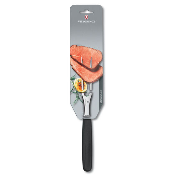 Victorinox 5.2103.15B 15cm Siyah Dilimleme Çatalı, Blisterli Paket