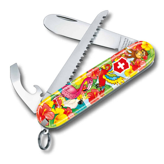 Victorinox 0.2373.E3 My First Victorinox Papağan Desenli Çakı ve Boyama Kitabı - 2