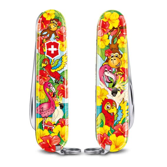 Victorinox 0.2373.E3 My First Victorinox Papağan Desenli Çakı ve Boyama Kitabı - 3