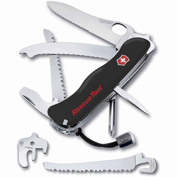 Victorinox 0.8623.MWN.3 RescueTool Siyah Hayat Kurtarma Çakısı - 3