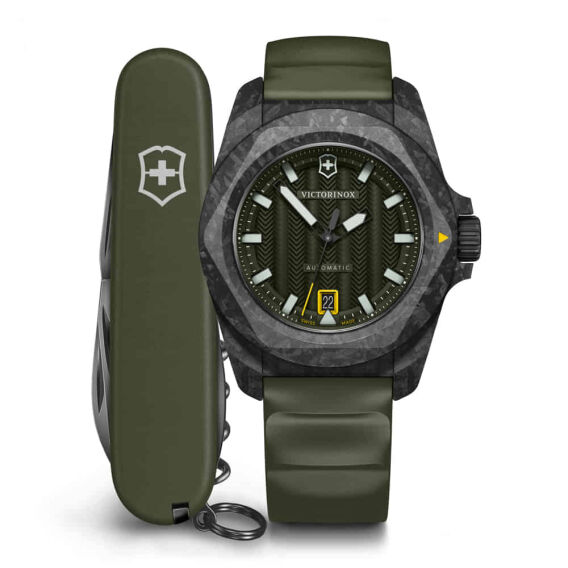 Victorinox 242021.1 I.N.O.X. Otomatik Erkek Kol Saati + Çakı Set