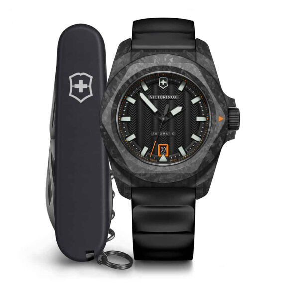 Victorinox 242023.1 I.N.O.X. Otomatik Erkek Kol Saati + Çakı Set