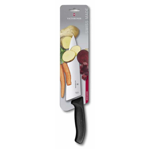 Victorinox 6.8063.20 20cm Siyah Doğrama Bıçağı, Blisterli Paket