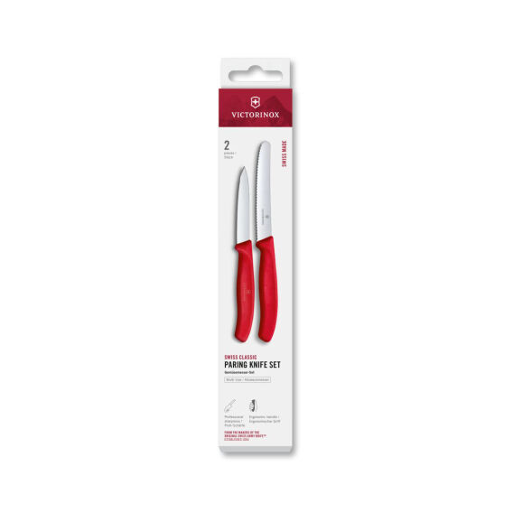 Victorinox 6.7111.2C1 Swiss Classic 2li Bıçak Set, Kırmızı
