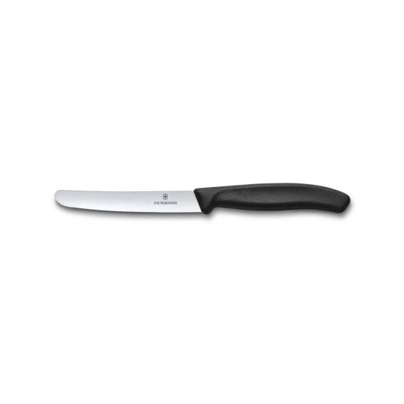 Victorinox 6.7803 11cm Siyah Düz Domates ve Sofra Bıçağı