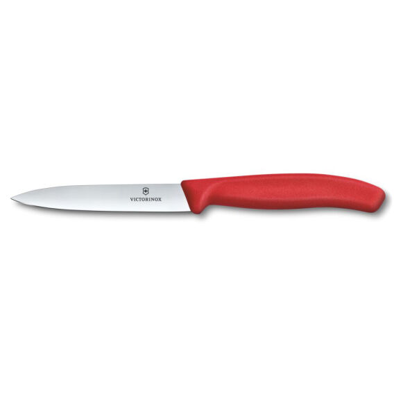 Victorinox 6.7701.C1 Swiss Classic 10cm Düz Soyma Bıçağı, Kırmızı