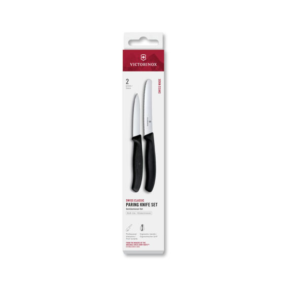 Victorinox 6.7113.2 Swiss Classic 2li Bıçak Set, Siyah