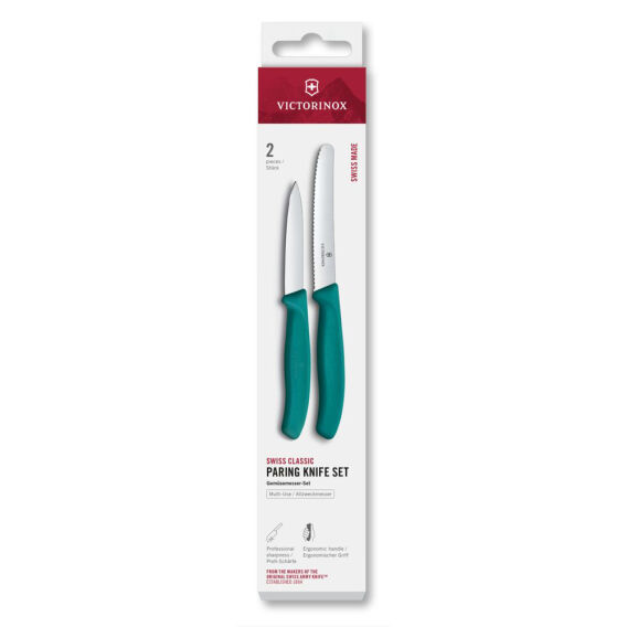 Victorinox 6.7114.2C1 Swiss Classic 2li Bıçak Set, Yeşil