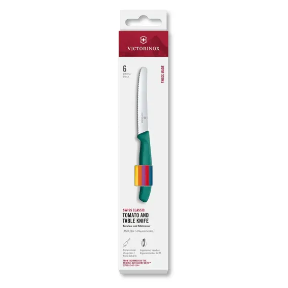 Victorinox 6.7836.6C1 Swiss Classic 6'lı Soyma Bıçağı Seti
