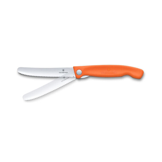 Victorinox 6.7839.FC1 Swiss Classic 11cm Katlanır Piknik Bıçağı, Turuncu - 4