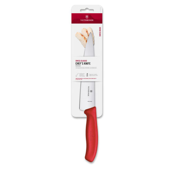 Victorinox 6.8001.19C1B 19cm Düz Şef Bıçağı, Kırmızı, Blisterli - 2