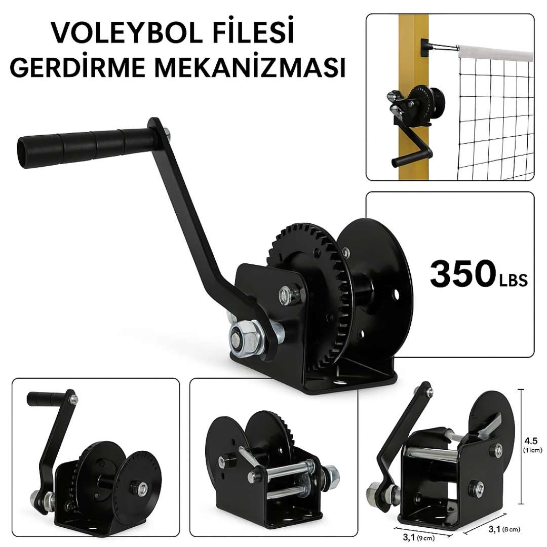 Voleybol File Gerdirme Mekanizması – Profesyonel Ayar Sistemi - 3