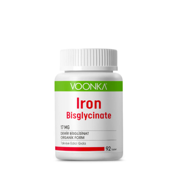Voonka Iron Bisglycinate  92 Kapsül