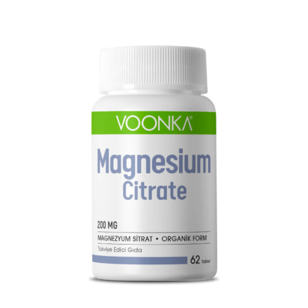 Voonka Magnesium Citrate 200 mg 60 Tablet