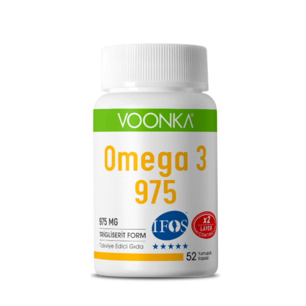 Voonka Omega-3 975 mg 52 Kapsül