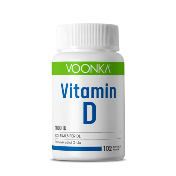 Voonka Vitamin D 1000IU 102 Kapsül